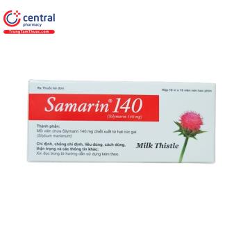 [CHÍNH HÃNG] Thuốc Samarin 140 điều trị bệnh về gan hiệu quả