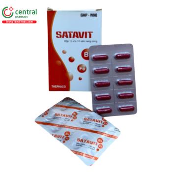 Thuốc sắt Satavit 162mg/750mcg điều trị và phòng ngừa thiếu máu