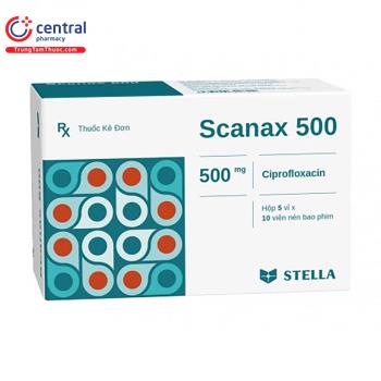 Thuốc Scanax 500 (Ciprofloxacin 500mg) điều trị bệnh nhiễm khuẩn nặng