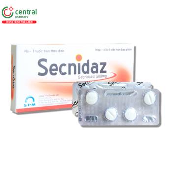 Thuốc Secnidaz 500mg điều trị bệnh amip ở ruột và ở gan, bệnh giardia