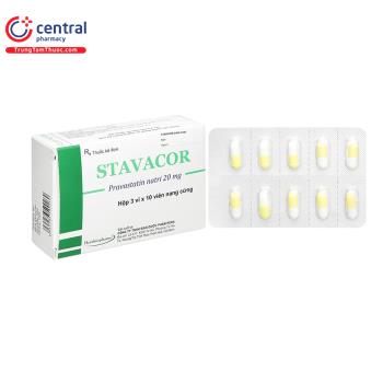 [CHÍNH HÃNG] Thuốc Stavacor 20mg điều trị tăng cholesterol máu