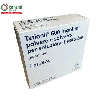 Thuốc Tationil 600mg/4ml điều trị suy giảm glutathione tăng cường miễn dịch