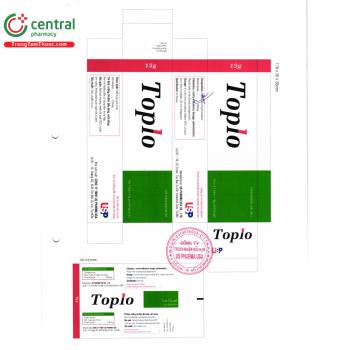Thuốc Toplo 10mg/g - Điều trị tại chỗ bệnh nấm da, nấm móng, lang ben