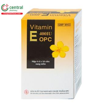 Thuốc Vitamin E 400IU OPC điều trị và phòng ngừa thiếu hụt Vitamin E