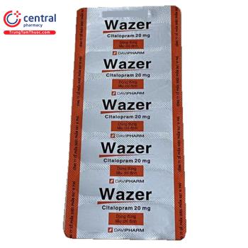 [CHÍNH HÃNG] Thuốc điều trị trầm cảm Wazer: công dụng, giá bán