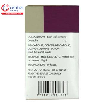 [CHÍNH HÃNG] Thuốc Zoliicef 1g - Thuốc điều trị nhiễm khuẩn