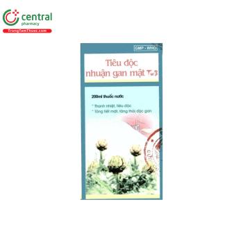 Tiêu độc nhuận gan lợi mật TW3