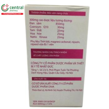 Thuốc Tim Care Diamond -Giúp cải thiện lưu thông máu, bảo vệ tim mạch