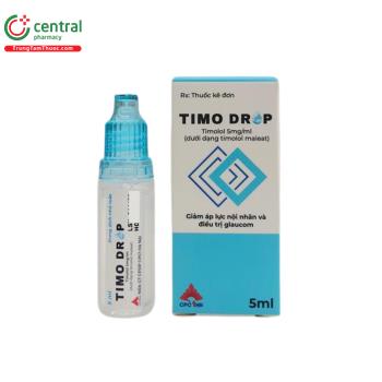 Thuốc Timo drop 5mg/ml điều trị tăng nhãn áp Glaucom góc mở mãn tính ...