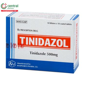 Tinidazol 500mg Khapharco