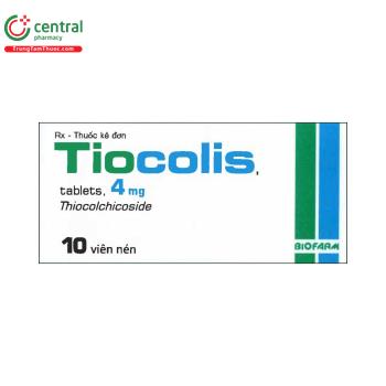 Tiocolis, tablets, 4mg