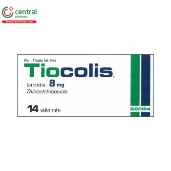 Tiocolis, tablets, 8mg