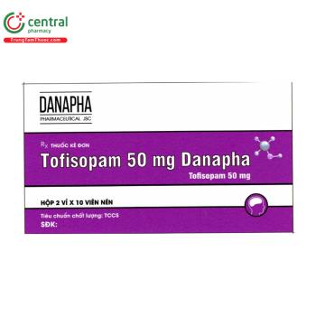 Tofisopam 50mg Danapha