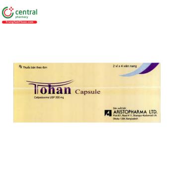 Thuốc Tohan 200mg - Điều trị nhiễm khuẩn mức độ từ nhẹ đến trung bình