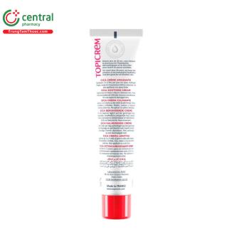 Topicrem Cica Soothing Cream 40ml - kem dưỡng ẩm phục hồi da