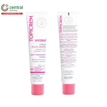 Topicrem HYDRA+ Light Radiance Cream