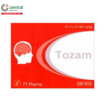 Thuốc Tozam điều trị suy giảm tuần hoàn máu, chóng mặt giá bao nhiêu?