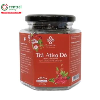 Trà Atiso đỏ Hibiscus Econashine (Lọ thuỷ tinh)