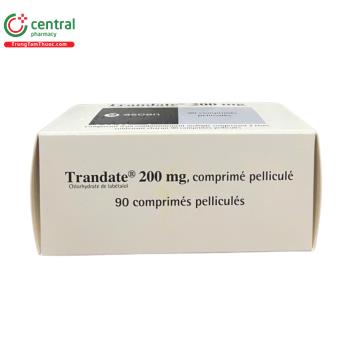 [CHÍNH HÃNG] Thuốc Trandate 200mg (hộp 90 viên) - Thuốc hạ huyết áp