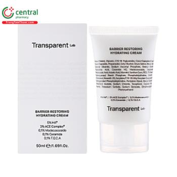 Transparent Lab Barrier Restoring Hydrating Cream 50ml