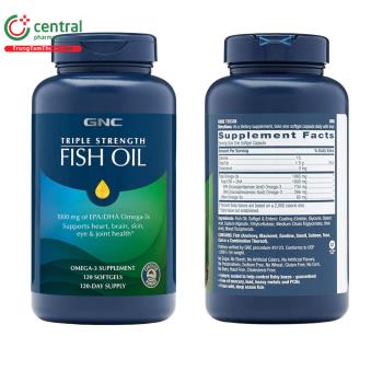 Triple Strength Fish Oil GNC