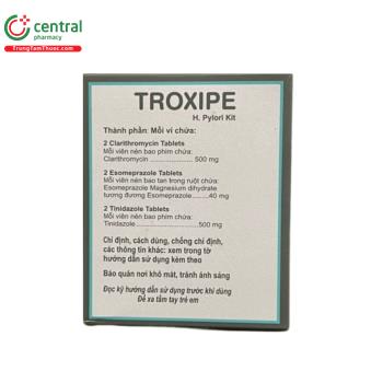Thuốc Troxipe - Thuốc điều trị loét dạ dày, tá tràng