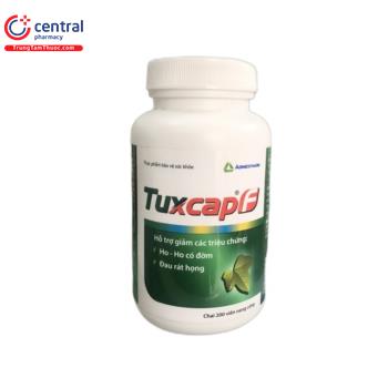 Thuốc Tuxcap F - Giúp ngừa ho, giảm đau họng đồng thời giúp loãng đờm