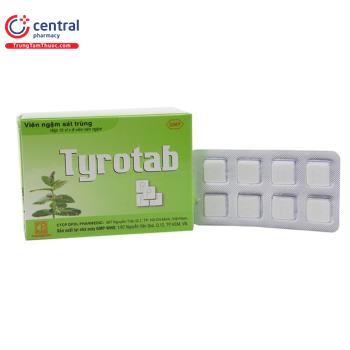 Thuốc Tyrotab - viên ngậm sát trùng họng hiệu quả