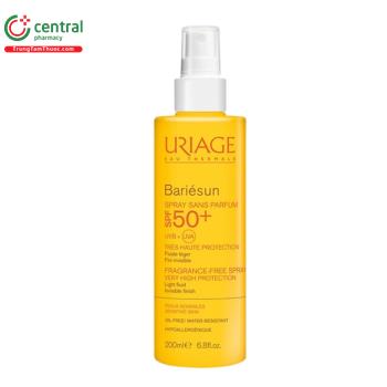 Uriage Bariésun Spray Sans Parfum SPF 50+