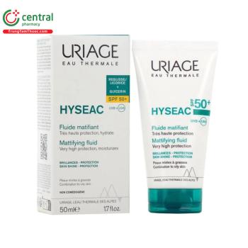 Uriage Hyseac SPF 50+ UVB+UVA Fluide