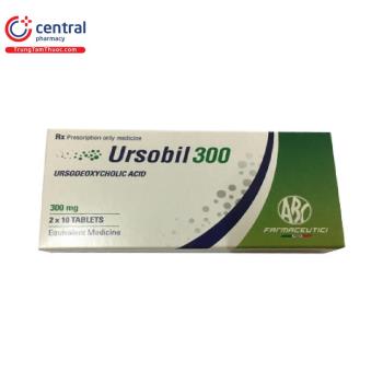 Thuốc Ursobil 300mg - Điều trị viêm túi mật, công dụng, cách dùng