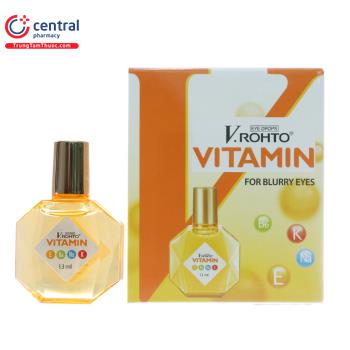 Thuốc nhỏ mắt V.Rohto Vitamin cho mắt tinh anh và khỏe mạnh