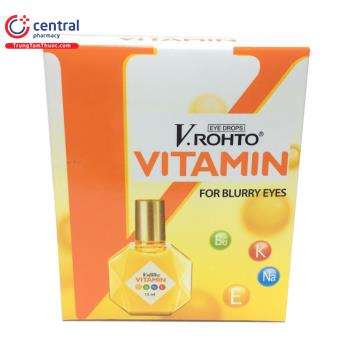 Thuốc nhỏ mắt V.Rohto Vitamin cho mắt tinh anh và khỏe mạnh
