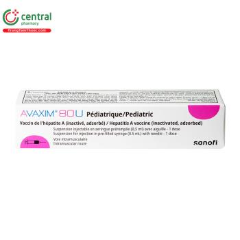 Vắc-xin Avaxim 80U Pediatric