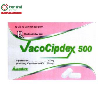Vacocipdex 500 (viên nén bao phim)