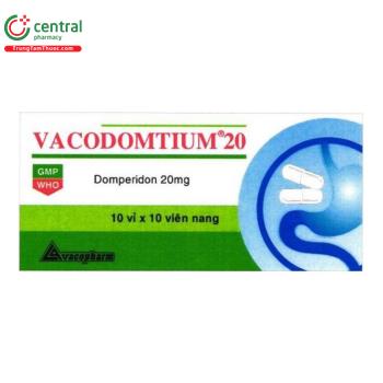 Vacodomtium 20 (viên nang cứng)