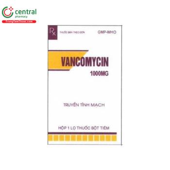 Vancomycin 1g Pharbaco