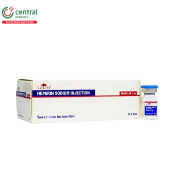 Vaxcel Heparin Sodium Injection 5000 IU/ml