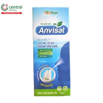 Vệ Sinh Mũi Anvisat (Dùng cho người lớn)