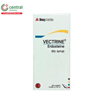 Thuốc Vectrine 175mg/5ml Dry Syrup tiêu nhầy, giảm đờm, ngừa ngạt mũi