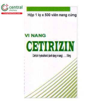 Vi nang Cetirizin 10mg