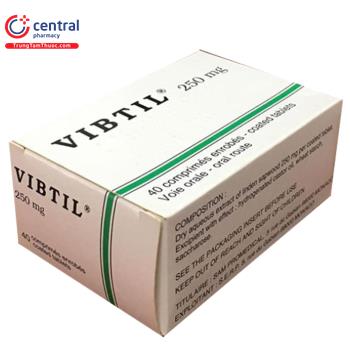 Thuốc Vibtil 250mg: tác dụng, chỉ định, giá bán thuốc