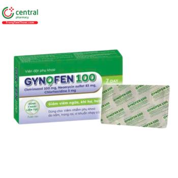 Viên đặt phụ khoa Gynofen 100 