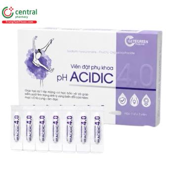 Viên đặt phụ khoa pH ACIDIC 4.0