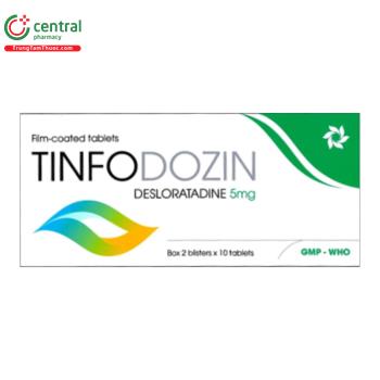 Viên nén bao phim Tinfodozin 5mg