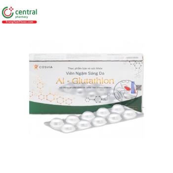 viên ngậm trắng da glutathione Viên ngậm sáng da AI