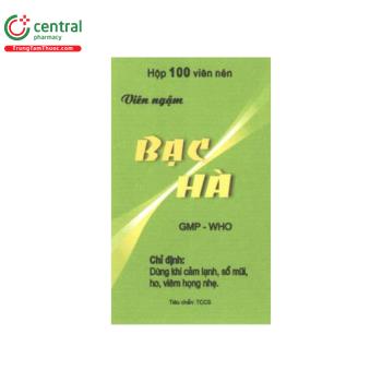 Viên ngậm bạc hà Dược phẩm Quảng Bình