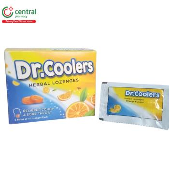 Viên ngậm Dr.Coolers Herbal Lozenges (Vị cam)