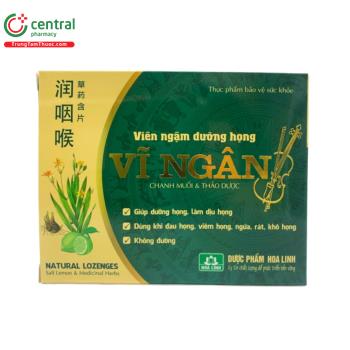 Viên ngậm dưỡng họng Vĩ Ngân