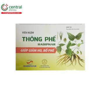 Viên Ngậm Thông Phế Hadiphar